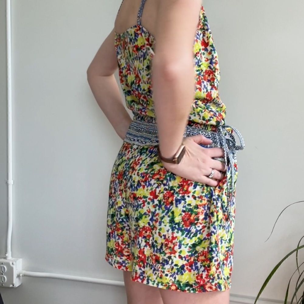 CAbi Yacht Cruise Fiesta Multicolor Sleeveless Romper M‎ - Picture 2 of 16